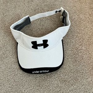 EUC Under Armour Women’s Visor White and Black